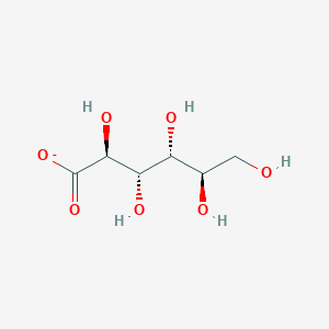 molecular formula C6H11O7- B1235394 D-mannonate 