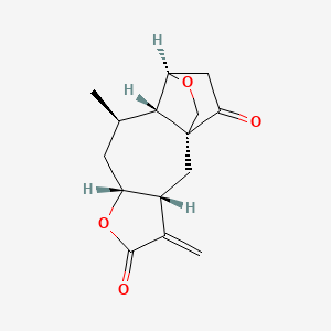 molecular formula C15H18O4 B1235401 Microhelenin A 