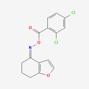 4-{[(2,4-Dichlorobenzoyl)oxy]imino}-4,5,6,7-tetrahydro-1-benzofuran