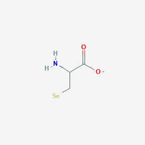 molecular formula C3H5NO2Se- B1235414 Hydrogen selenocysteinate 