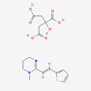 molecular formula C17H22N2O7S B1235416 Pyrantel citrate CAS No. 5685-86-9