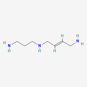molecular formula C7H17N3 B1235418 N-(3-氨基丙基)-2-丁烯-1,4-二胺 CAS No. 67953-03-1