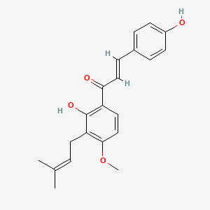 molecular formula C21H22O4 B1235420 4-Hydroxyderricin CAS No. 55912-03-3