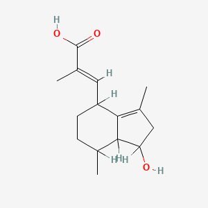 molecular formula C15H22O3 B1235422 缬草酸 CAS No. 81397-68-4