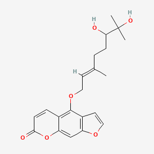 molecular formula C21H24O6 B1235426 6',7'-Dihydroxybergamottin CAS No. 71339-34-9