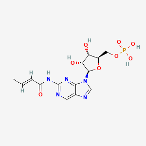 molecular formula C14H18N5O8P B1235427 N-Monobutyryl cgmp CAS No. 52246-50-1