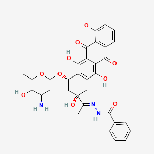 Daunorubicin, benzoylhydrazone, monohydrochloride