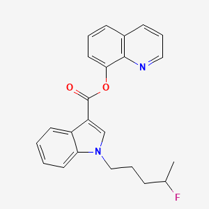 molecular formula C23H21FN2O2 B12354412 5-Fluoro PB-22 N-(4-fluoropentyl) isomer CAS No. 2365471-15-2