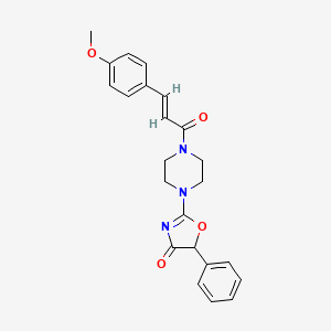 1-(4-Methoxycinnamoyl)-4-(5-phenyl-4-oxo-2-oxazolin-2-yl)piperazine