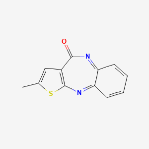 molecular formula C12H8N2OS B12354598 2-Methylthieno[3,2-c][1,5]benzodiazepin-4-one 