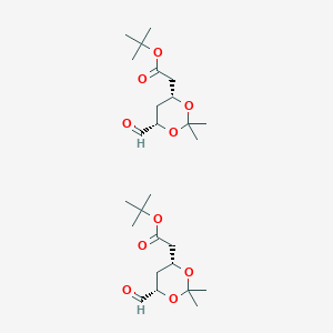 molecular formula C26H44O10 B12354602 L-erythro-Hexuronic acid, 3,5-dideoxy-2,4-O-(1-methylethylidene)-, 1,1-dimethylethyl ester 