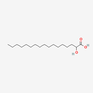 molecular formula C17H34O3 B1235462 2-Hydroxyheptadecanoic acid CAS No. 25022-78-0