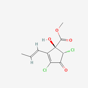 molecular formula C10H10Cl2O4 B1235469 Cryptosporiopsin CAS No. 25707-30-6