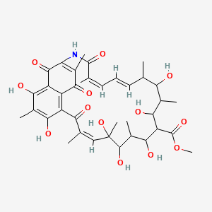 molecular formula C37H47NO13 B1235470 Damavaricin C CAS No. 58849-86-8