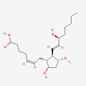 molecular formula C21H36O5 B1235472 Prostaglandin F2alpha 11-methyl ether CAS No. 79743-26-3
