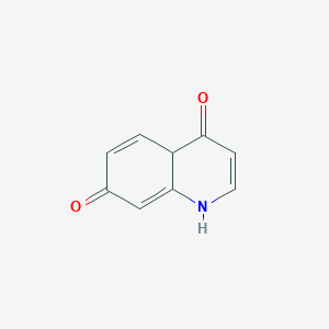 molecular formula C9H7NO2 B12354962 1,4a-Dihydroquinoline-4,7-dione 