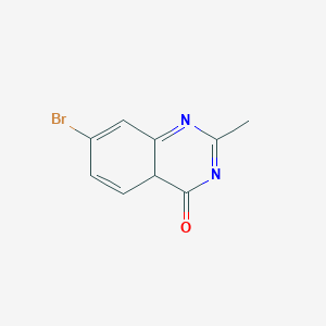 molecular formula C9H7BrN2O B12355012 7-bromo-2-methyl-4aH-quinazolin-4-one 
