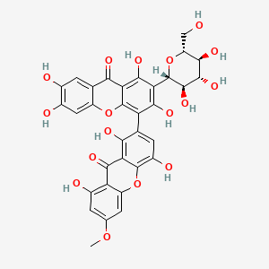 molecular formula C33H26O17 B1235511 Swertipunicoside CAS No. 137570-21-9