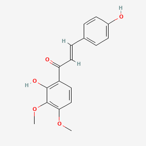 1-(2-Hydroxy-3,4-dimethoxyphenyl)-3-(4-hydroxyphenyl)prop-2-en-1-one
