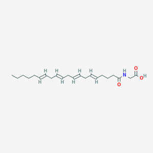 2-[[(5E,8E,11E,14E)-icosa-5,8,11,14-tetraenoyl]amino]acetic acid
