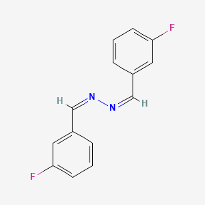 1-(3-fluorophenyl)-N-[(Z)-(3-fluorophenyl)methylideneamino]methanimine
