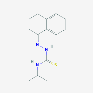 1-[(Z)-3,4-dihydro-2H-naphthalen-1-ylideneamino]-3-propan-2-ylthiourea