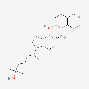 1-[(Z)-[1-(6-hydroxy-6-methylheptan-2-yl)-7a-methyl-2,3,3a,4,6,7-hexahydro-1H-inden-5-ylidene]methyl]-1,2,3,4,5,6,7,8-octahydronaphthalen-2-ol