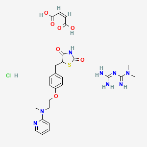 Rosiglitazone maleate and metformin hydrochloride