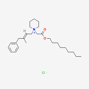 1-(3-Benzyl-2-butenyl)-1-(nonyloxycarbonylmethyl)piperidinium chloride