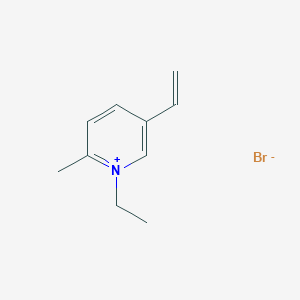 Pyridinium, 5-ethenyl-1-ethyl-2-methyl-, bromide