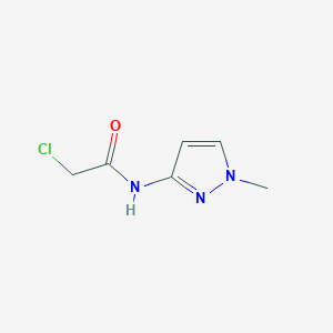 2-chloro-N-(1-methylpyrazol-3-yl)acetamide
