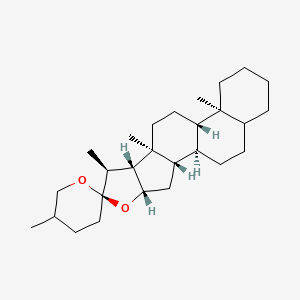 molecular formula C27H44O2 B1235563 Spirostan CAS No. 6173-22-4
