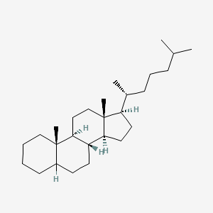 molecular formula C27H48 B1235564 Cholestane CAS No. 14982-53-7