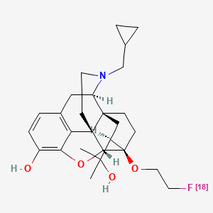 molecular formula C27H36FNO4 B1235566 Fdpn F-18 CAS No. 315209-00-8