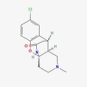 (1R,9R,10S)-6-chloro-12-methyl-2-oxa-12,15-diazatetracyclo[7.5.3.01,10.03,8]heptadeca-3(8),4,6-trien-16-one