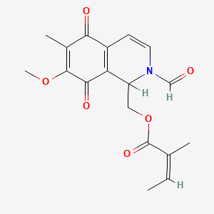molecular formula C18H19NO6 B1235578 N-Formyl-1,2-dihydrorenierone CAS No. 97581-08-3