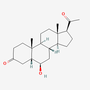 6beta-Hydroxy-5beta-pregnane-3,20-dione