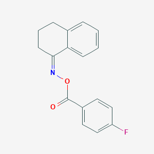 [(Z)-3,4-dihydro-2H-naphthalen-1-ylideneamino] 4-fluorobenzoate