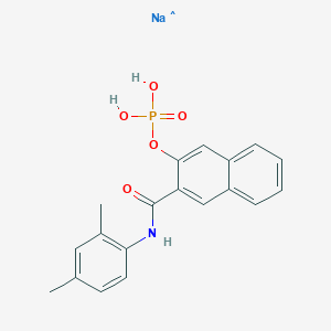 molecular formula C19H18NNaO5P B12356016 {3-[(2,4-Dimethylphenyl)carbamoyl]naphthalen-2-yl}oxyphosphonic acid sodium 