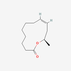 molecular formula C12H20O2 B1235614 Recifeiolide CAS No. 59780-28-8