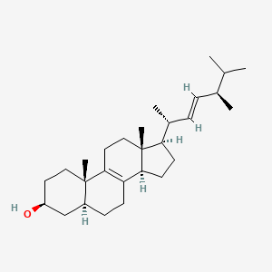 molecular formula C28H46O B1235617 δ-8(9),22-麦角固醇-3β-醇 CAS No. 6673-68-3