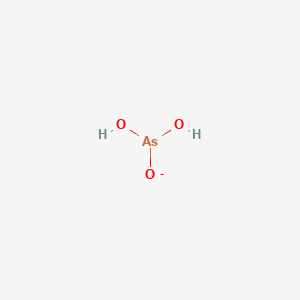 molecular formula AsH2O3- B1235628 Dihydrogen arsenite CAS No. 14102-45-5