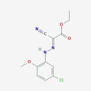 Ethyl 2-[(5-chloro-2-methoxyphenyl)hydrazinylidene]-2-cyanoacetate