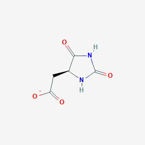 L-5-carboxylatomethylhydantoin(1-)