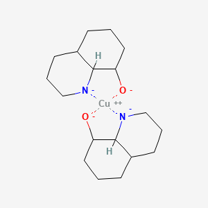 molecular formula C18H30CuN2O2-2 B12356354 copper;3,4,4a,5,6,7,8,8a-octahydro-2H-quinolin-1-id-8-olate 