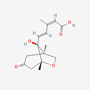molecular formula C15H20O5 B1235641 Phaseic acid 