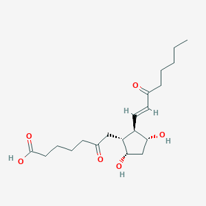 6,15-dioxo-9S,11R-dihydroxy-13E-prostenoic acid