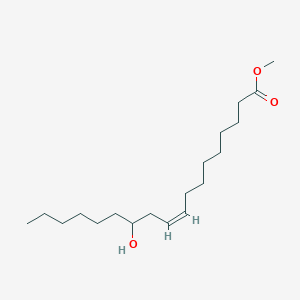molecular formula C19H36O3 B1235664 methyl (Z)-12-hydroxyoctadec-9-enoate 