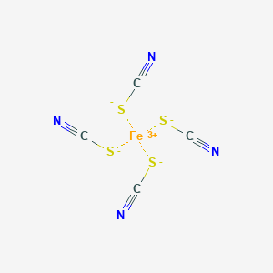 molecular formula C4FeN4S4- B1235670 [Fe(SCN)4](-) 