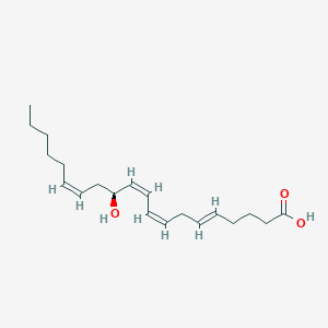 molecular formula C20H32O3 B1235693 12S-hydroxy-5E,8Z,10Z,14Z-eicosatetraenoic acid 